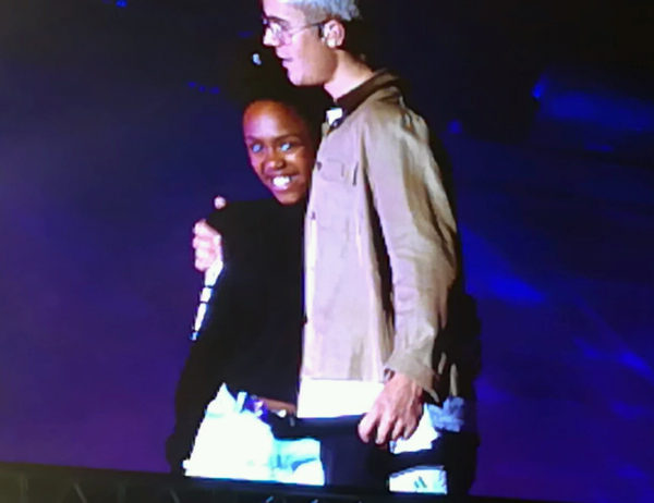 Local dancer shines on stage with Bieber