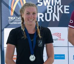 Howick triathlete snatches silver medal