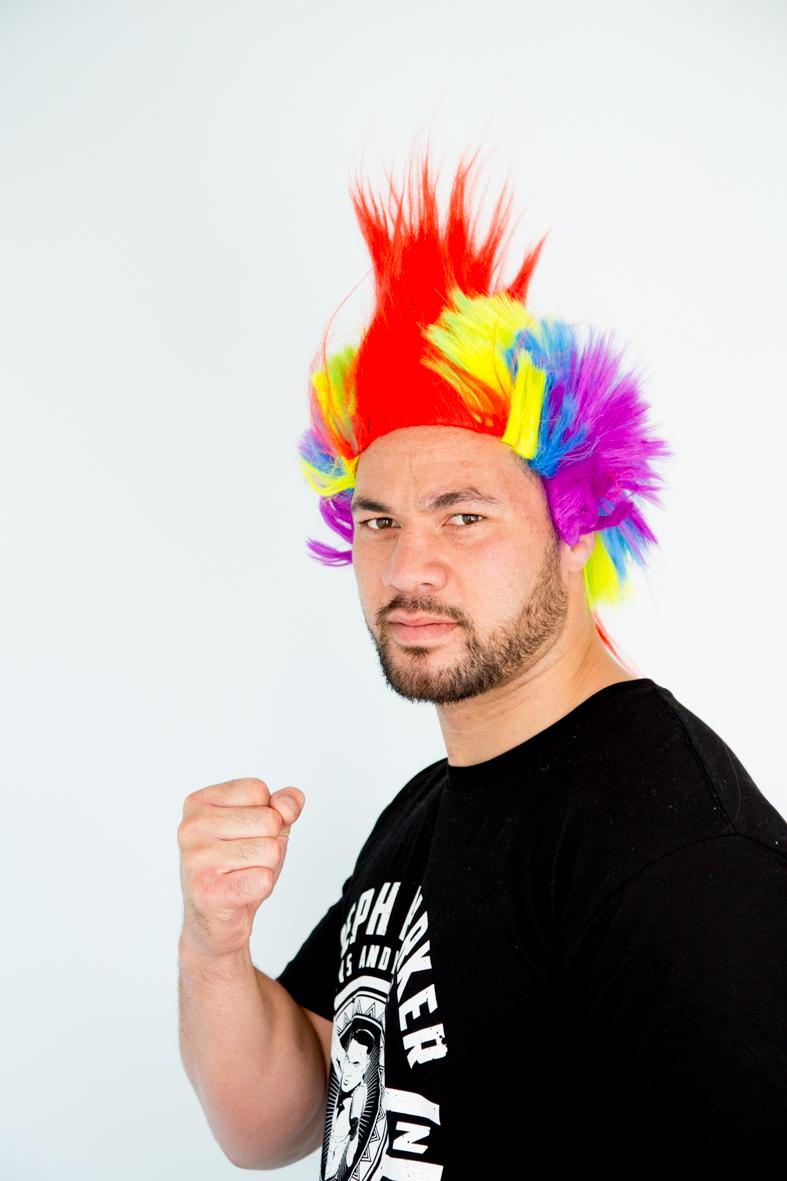 Joseph Parker wigs up for Child Cancer