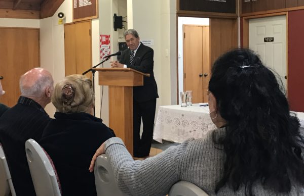 Parting words from Winston Peters at the Grey Power AGM.