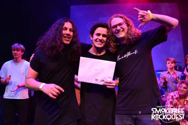 Minimal Silence celebrate Rockquest win