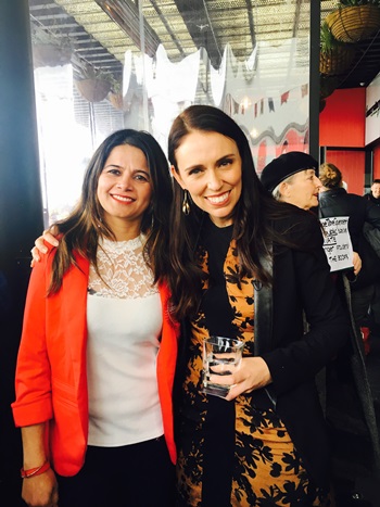 Former PM presents challenge coin to Baljit Kaur