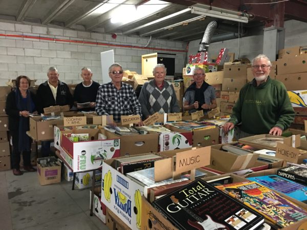 Pre-loved books ready for new homes