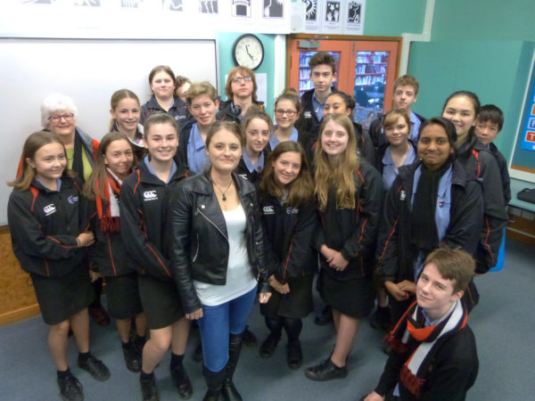 High-flying author wings her way to Howick College
