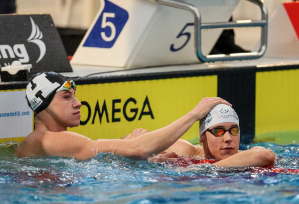 Hunter snaps up gold in 50m, 100m at short course swim champs