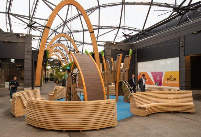 Weatherproof atrium with vibrant, new look at BTC