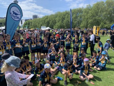 School kids cover the distance at marathon