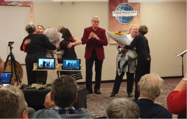 Guinness world record:Toastmasters complete marathon of speech