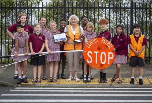 The lollipop lady: Granny May says farewell