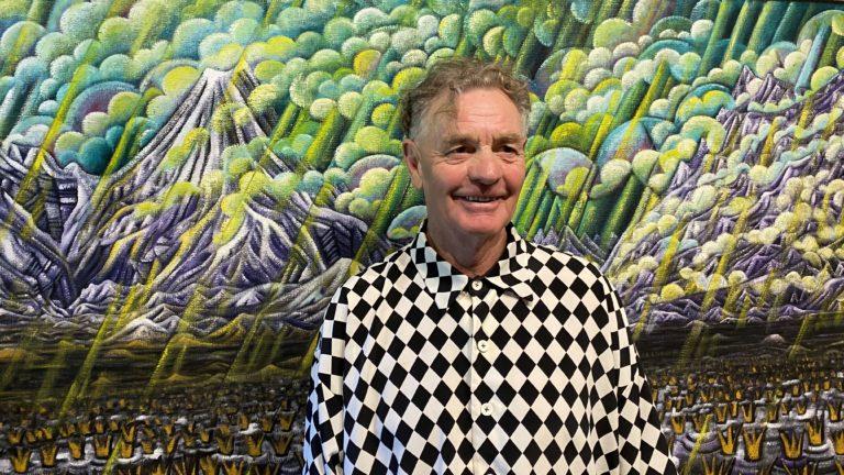 Artist seeks inspiration for climbing mountains