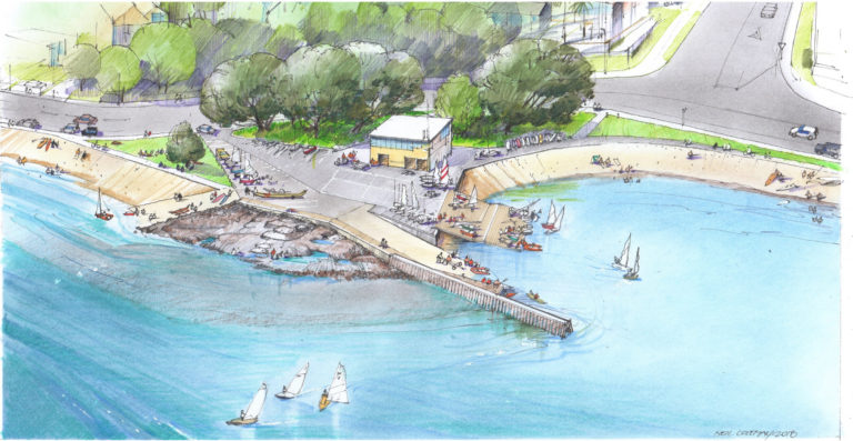 Water Sports facility: Grangers Point development in the works