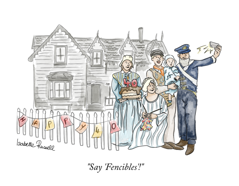 A big welcome to cartoonist Isabelle Russell