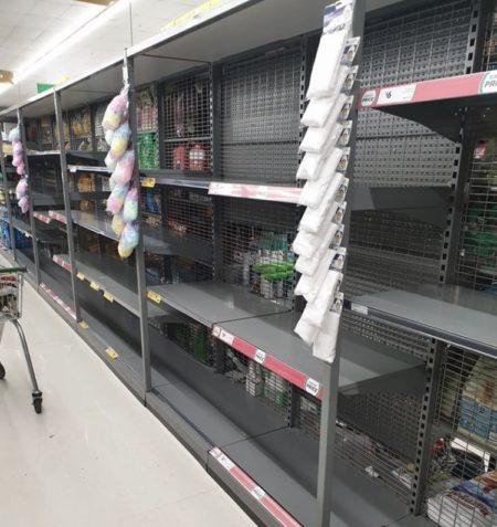 Empty shelves: Countdown tight-lipped on Coronavirus panic