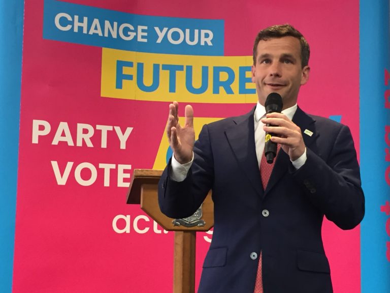Seymour shares election campaign message in east Auckland