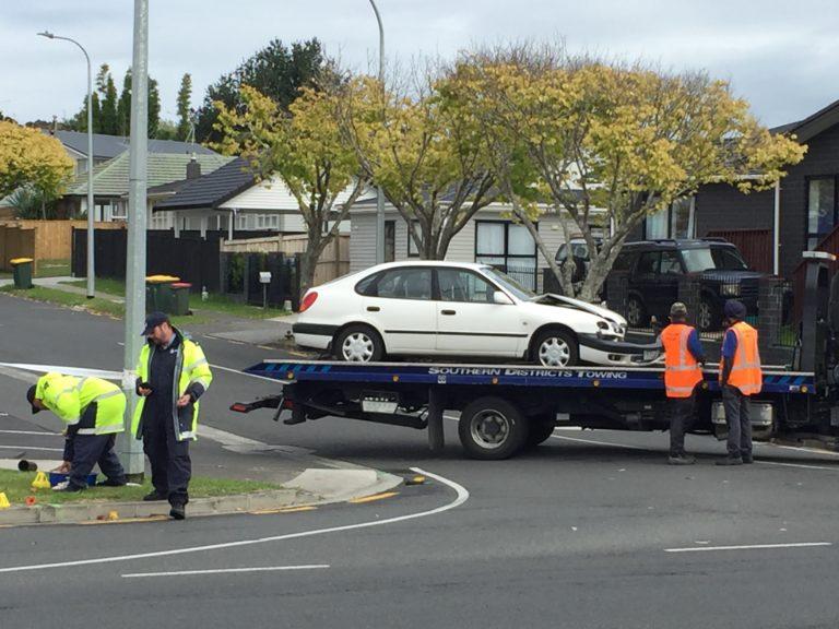 Driver injured in early morning crash