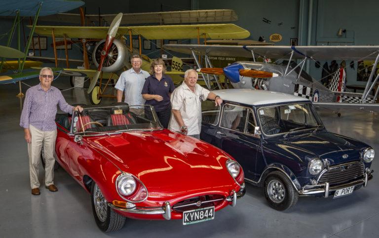 Warbird, tank on display at car show