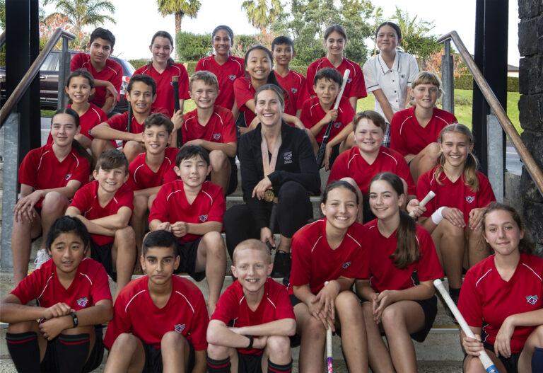 Keddell brings Olympic message