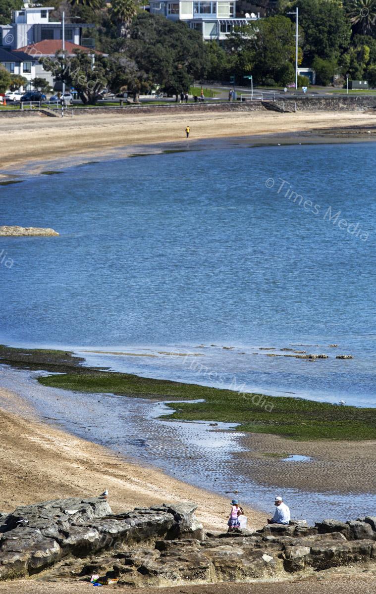 St Heliers Beach, day 17 of Level 4 Lockdown in Auckland.