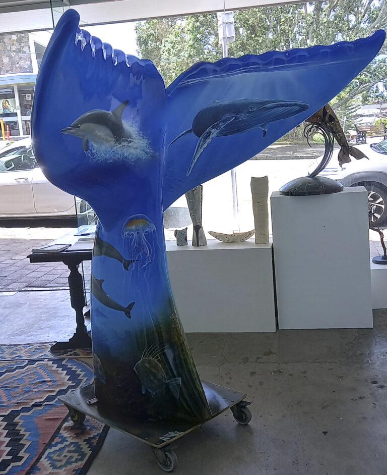 Whale Tales sculpture impresses