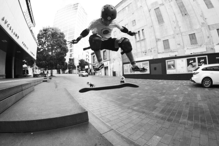 Young skateboarder makes her mark