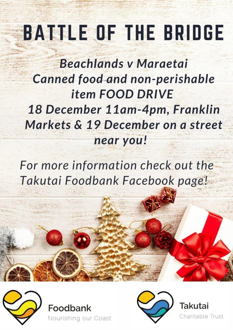 Takutai Trust holds food drive