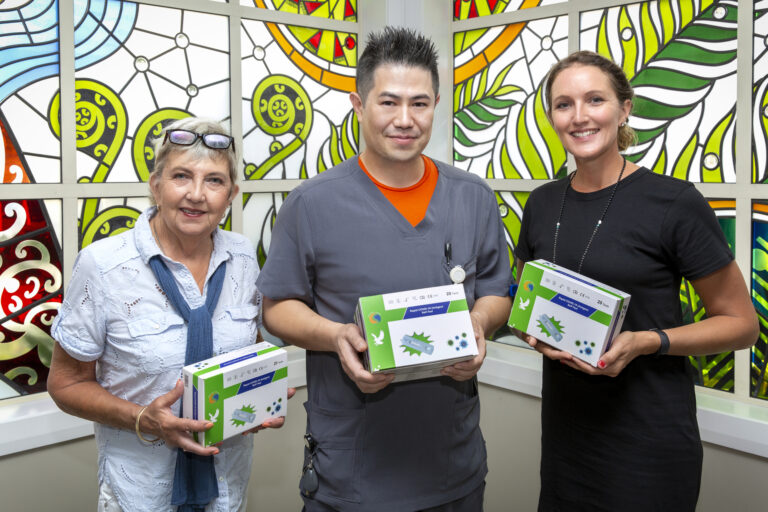 Business donates Covid tests to charity