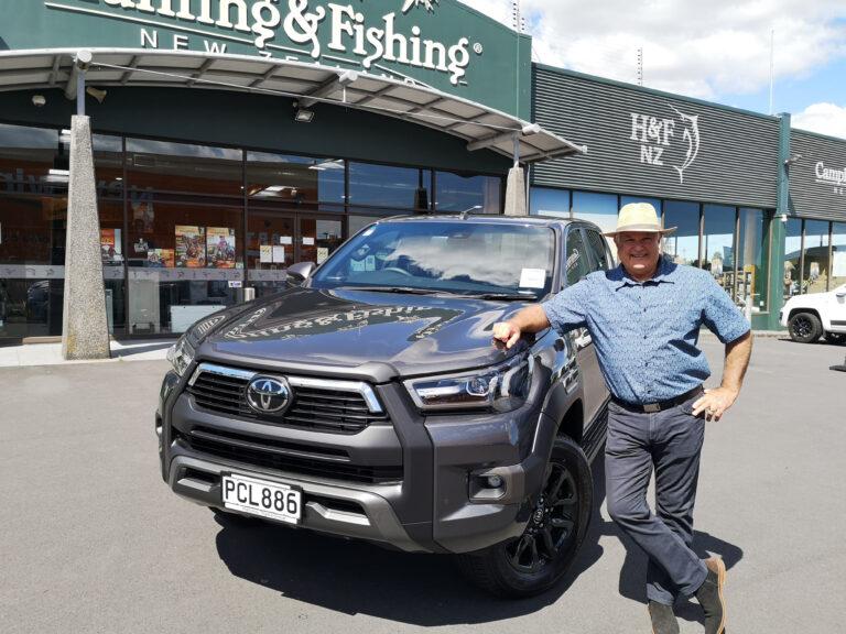 Foster drives away new Hilux