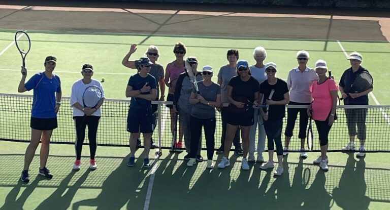 Tennis club helps charities again
