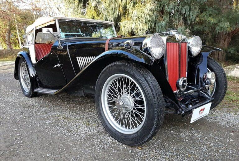 MG cars on parade for 175 pop-up display
