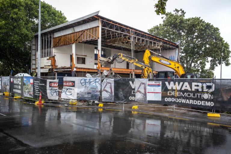 Former Howick Library building almost gone