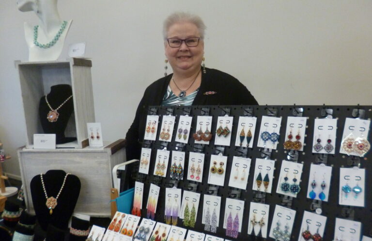 Warm winter ideas at indoor market