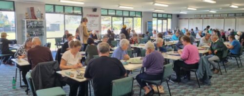 The New Zealand Scrabble Championships underway at Howick Bowling Club over King's Birthday weekend.