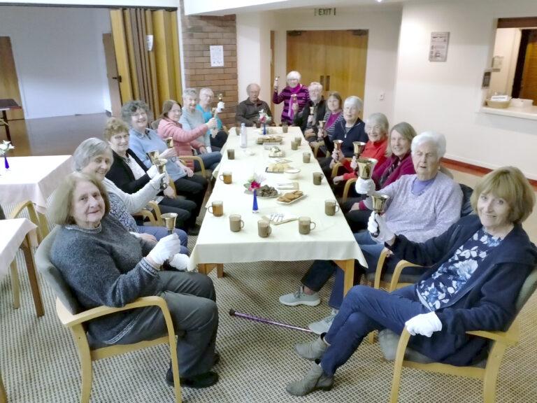 Rainbow Ringers ringing for Motor Neurone Disease