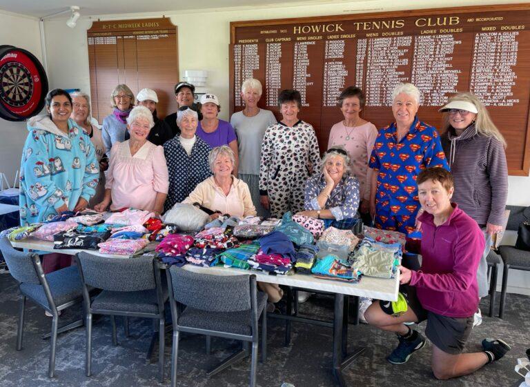 Midweek tennis community aids charities