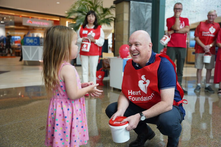 Prime Minister Christopher Luxon fundraises for heart research