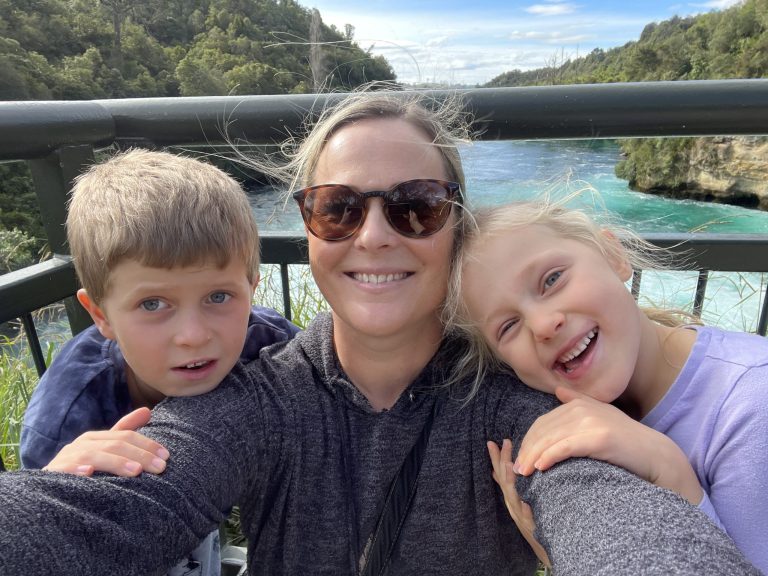 Caring mum donates food to those in need