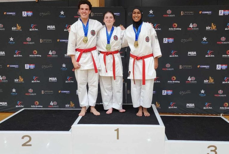 Martial arts champion inspired by her ‘karate family’