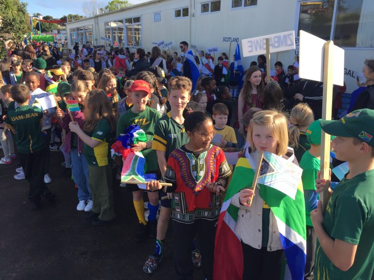 Pupils’ pride on display for school’s International Day