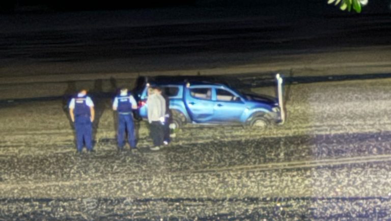 Bogged down with tide on way in