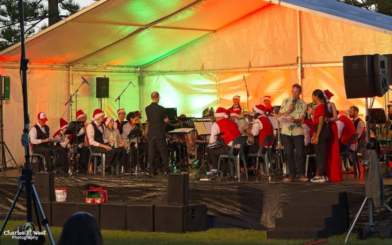 Howick Brass gifts Christmas tunes to grateful community