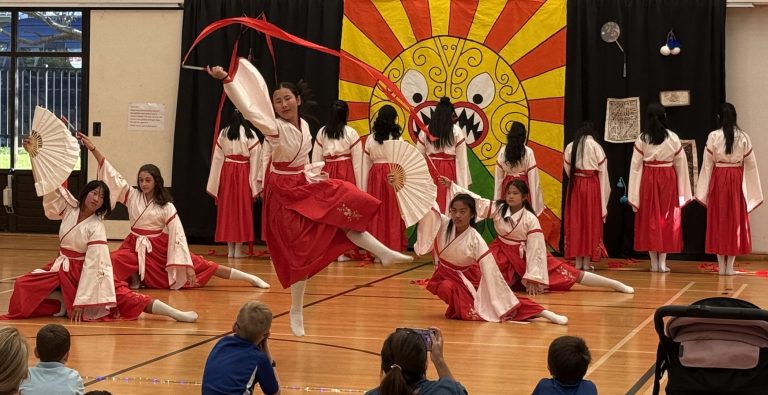 Pupils celebrate their colourful cultural diversity