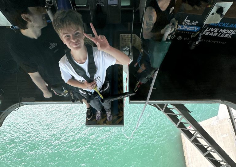 Teen marks 15th birthday with 15 bungy jumps
