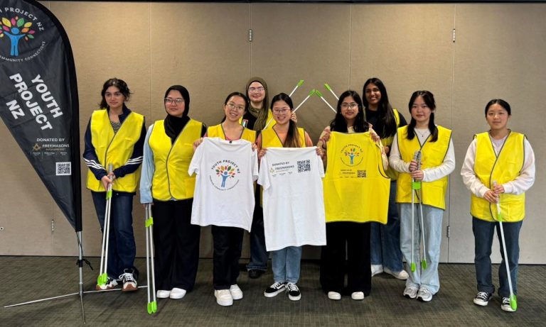 Youth volunteers grateful for Freemasons’ donation