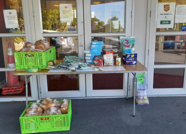 Sad time at last Salvation Army foodbank