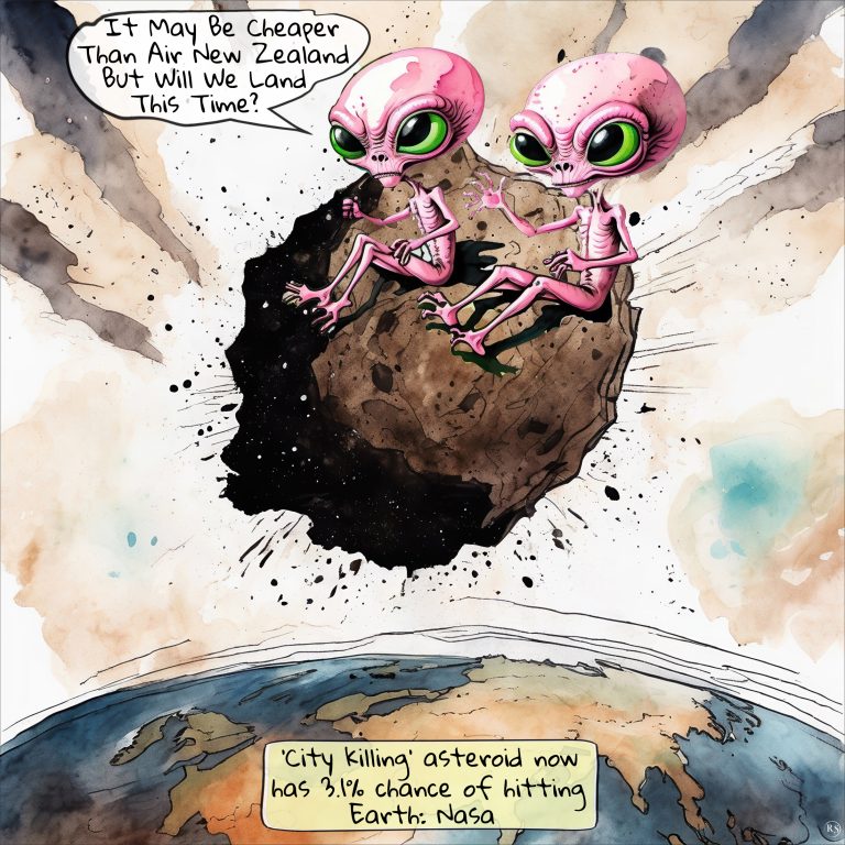 Aliens Asteroid