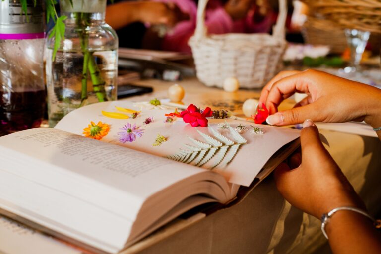 The art of fern and flower pressing