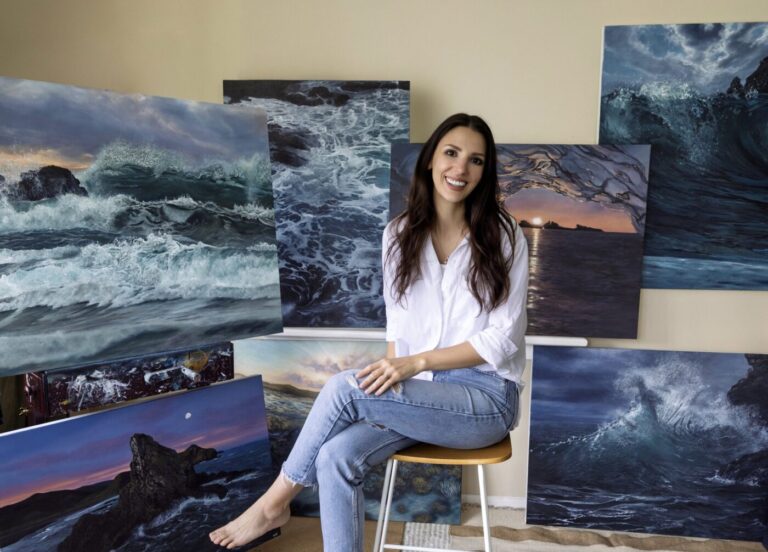 ‘I pour my dreams into these paintings’