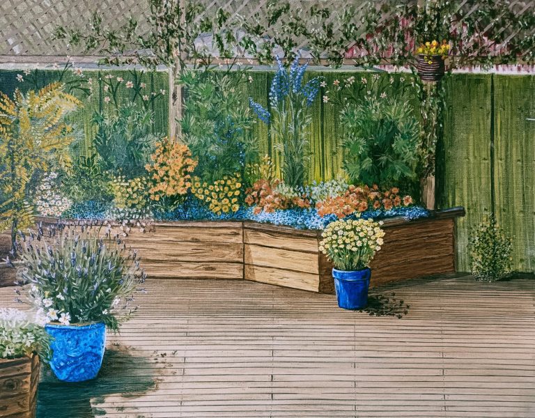 Oceania residents create breathtaking art for charity auction