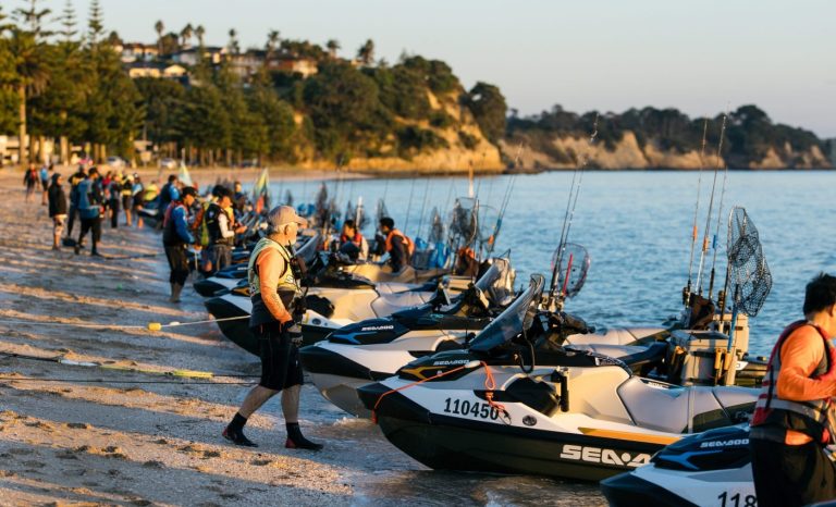 East Auckland hosts mass Sea-Doo fishing event