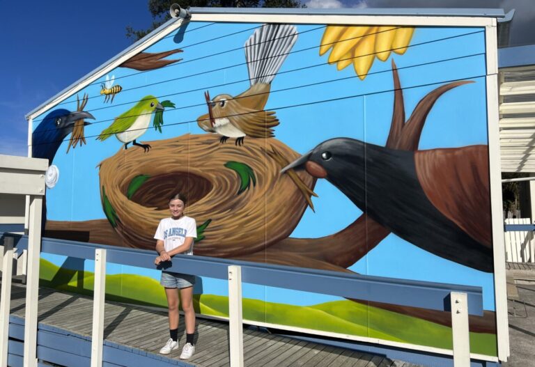 Girl’s winning artwork takes pride of place